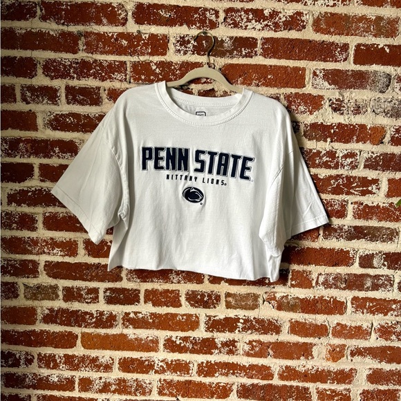 Penn State Nittany Lions White Cropped Tee 
tagged: XL - Picture 5 of 8